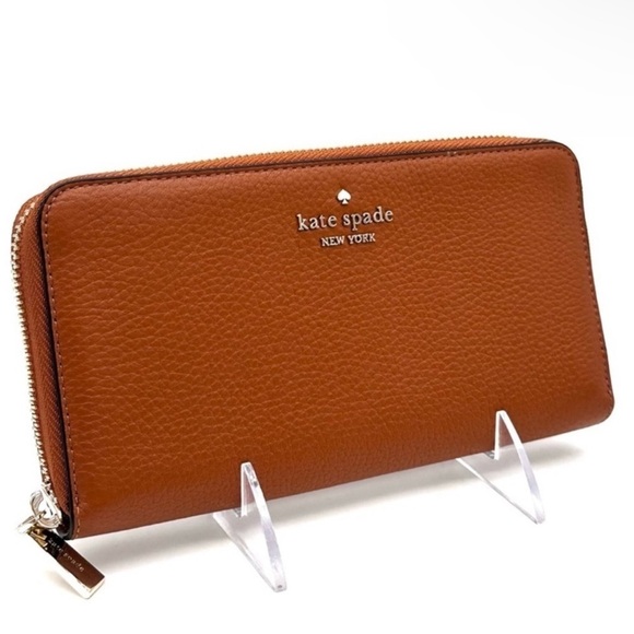 Kate Spade Leila Large Continental Wallet Brow (NWT)